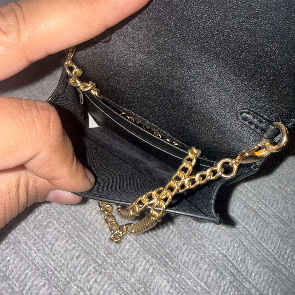 Coach Brown Wallet On Chain - LNWOT - Picture 2 of 7